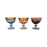 Vintage 1970’s Murano Harlequin Cups (Set of 6)
