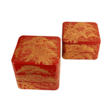 Vintage Japanese Hon-Shu-Nuri Kin Makie Jubako Stacking Lacquer Box