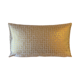 Reversible Golden Silk Obi Cushion - Patterns