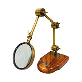 Vintage Style Desk Glass Magnifier