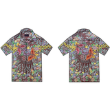 Traditional Javanese Batik Tulis with Floral and Butterfly Garden