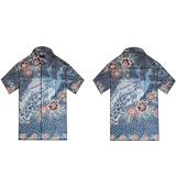 Traditional Javanese Batik Tulis with Moonlight Peacock