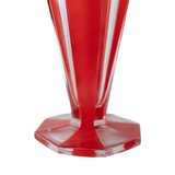 Vintage 1970’s Murano Red Glass Vase