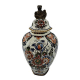 Delft Polychrome Holland porcelain cabinet set