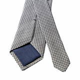 Garza Tie White Gray