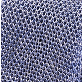 Lavender Blue Silk Knitted Tie