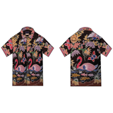 "Angsa" (Swan) Lake Scene in Sogan Style Hand Drawn Indonesian Cotton Batik Tulis