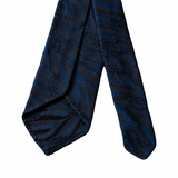 “Art” WAVE HEAD Tie Dark Navy