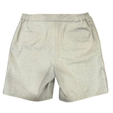 WASHED COTTON SHORTS - LIGHT BEIGE