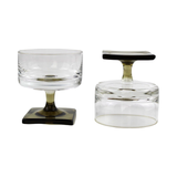 Vintage 1950’s ROSENTHAL Edel Bar smoked glasses