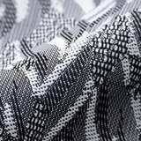 “Art” WAVE HEAD Tie White Gray