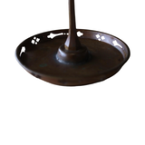 Antique Japanese Temple Bronze Candle Stand