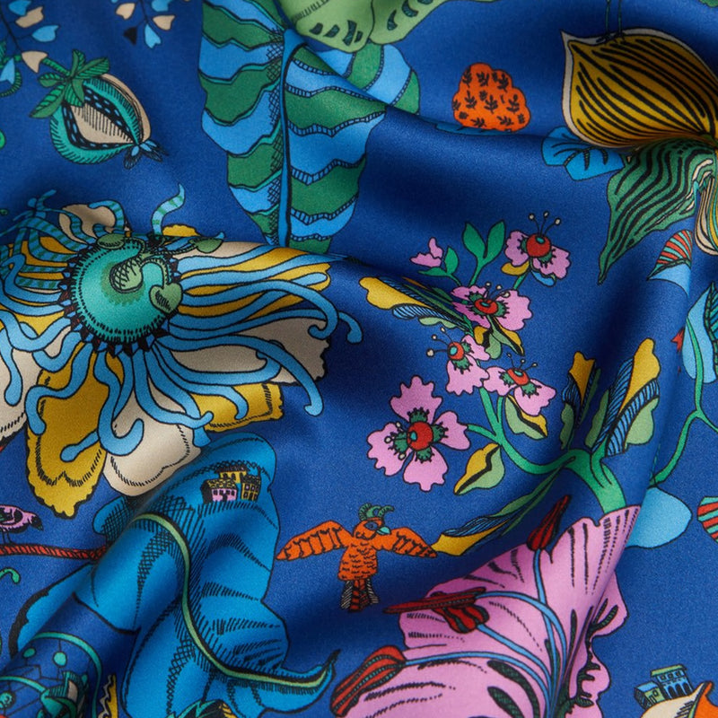 Fantasy Land Silk Satin