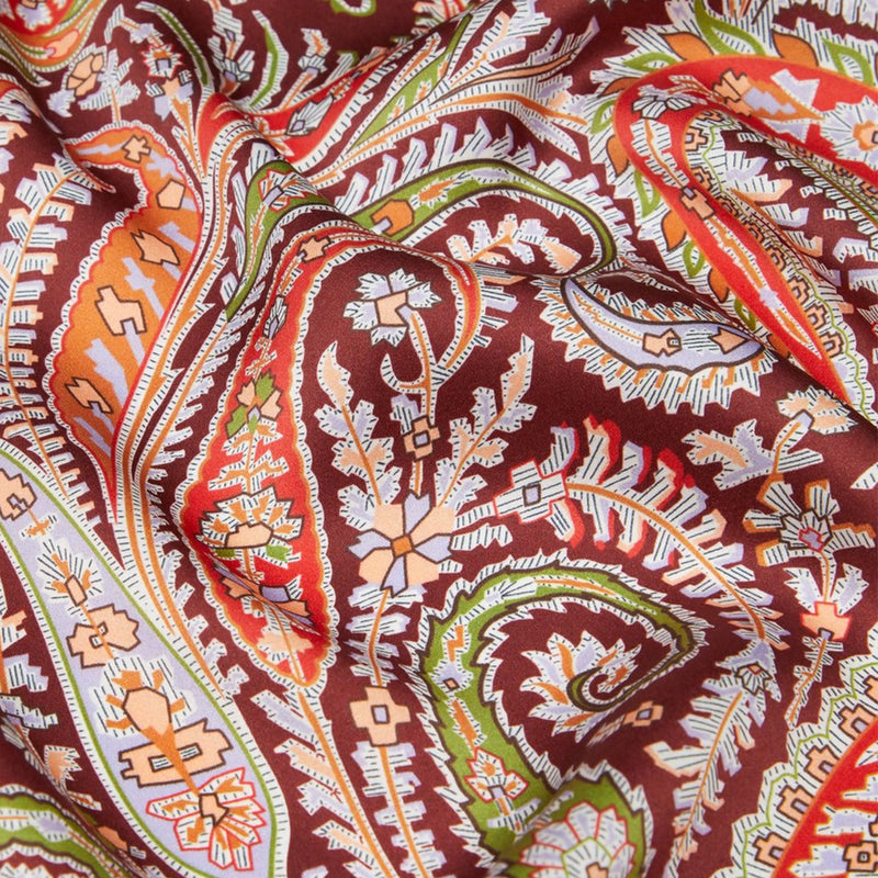 Felix & Florence Silk Satin - Maroon