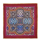 ABSTRACT FUSCHSIA POCKET SQUARE