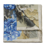 HYDRANGEA STONE POCKET SQUARE