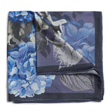 HYDRANGEA MIST POCKET SQUARE