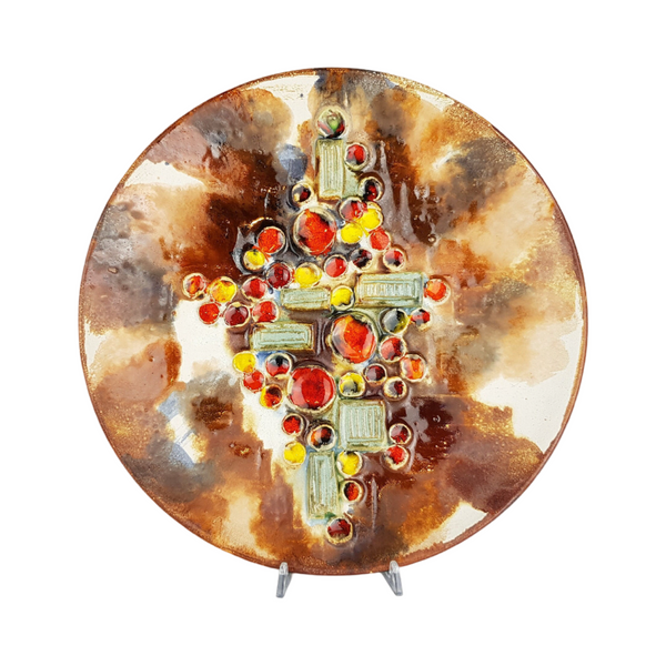 Vintage 1970’s 3D mushroom plate - Ruscha Keramik