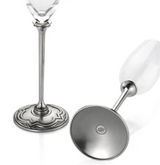 Cartouche Champagne Flute Pair