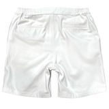 JAPANESE COTTON DENIM SHORTS - WHITE