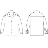 Wigmore - Navy & Peach