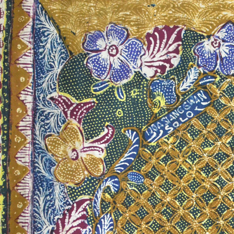 "Universe of Flowers" Vintage Hand Drawn Indonesian Cotton Batik Tulis
