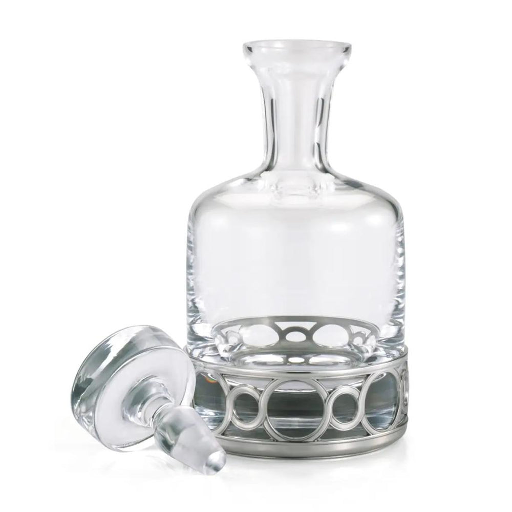 Royal Selangor Ensemble de gobelets à whisky Aces en étain fini à la main, verre