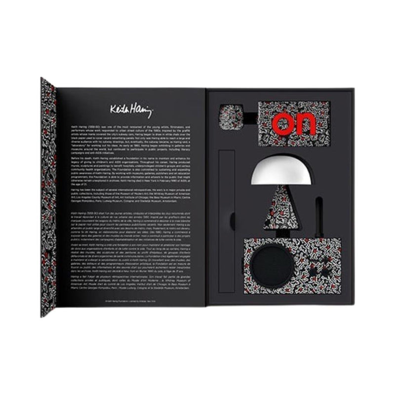 Lexon x Keith Haring Gift Set- Love-Black