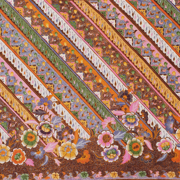 "Parang Seling" Motif Hand Drawn Indonesian Cotton Batik Tulis