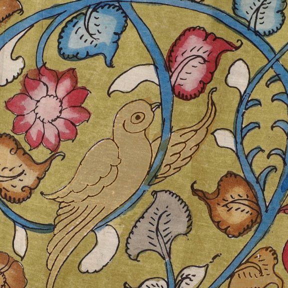 Hand Painted Kalamkari Silk