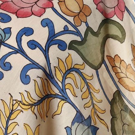 Hand Painted Kalamkari Silk