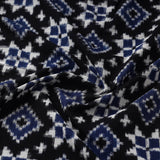 HANDLOOM DOUBLE IKAT - 2511/27 (BLACK/BLUE)