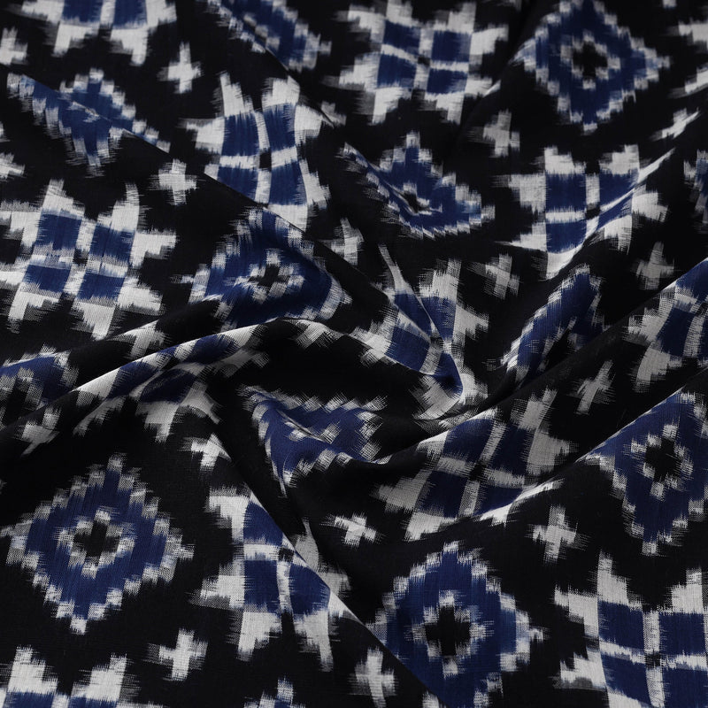 HANDLOOM DOUBLE IKAT - 2511/27 (BLACK/BLUE)