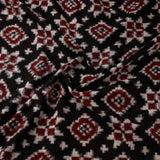 Ikat - 2601/4 (BLACK / MAROON)