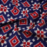 HANDLOOM DOUBLE IKAT - 2511/28 (BLUE/RED)