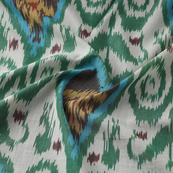 Central Asia Ikat - 2511/17 (WHITE/GREEN)