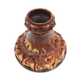 Vintage Mid Century Strehla Fat Lava Vase