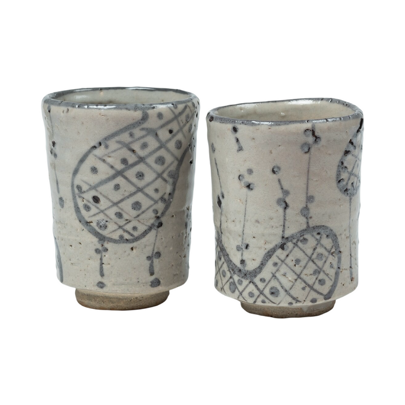 Pair of Yunomi E-garatsu Cups