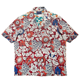 "BIRDS" Series Hand-painted Block Print Short Sleeved Shirt