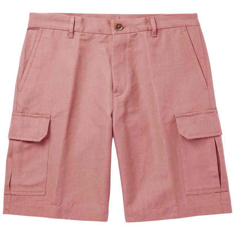 Cotton Linen Cargo Shorts (Made to Order)