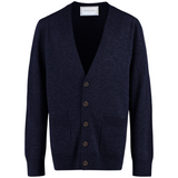 "CLAUDIO" MERINO WOOL CASHMERE BLEND CARDIGAN