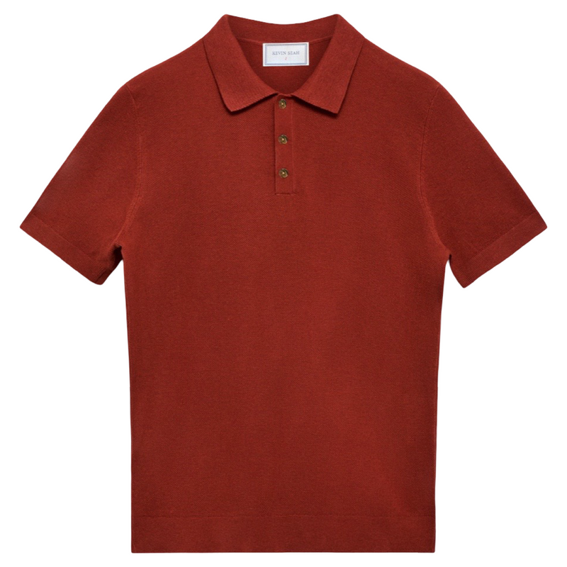 COTTON KNIT POLO SHIRT