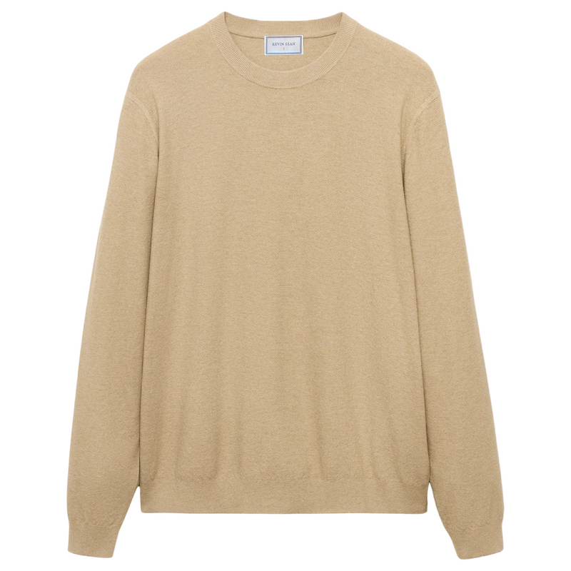Cotton Blend Knit Sweater