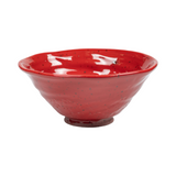 Hasami Cinnabar Plum-Blossom Ido Chawan