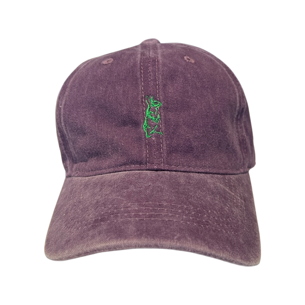 Washed Cotton Cap - Purple