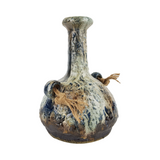 Vintage 1970’s Long Neck Fat Lava Vase with Rope - Dumler & Breiden
