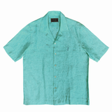 CAMP COLLAR LINEN SHORT SLEEVED SHIRT