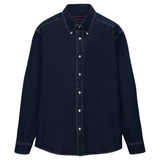 "ENDO" BUTTON DOWN JAPANESE CHAMBRAY LONG SLEEVE SHIRT