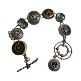 VINTAGE STERLING SILVER NAUTICAL BRACELET
