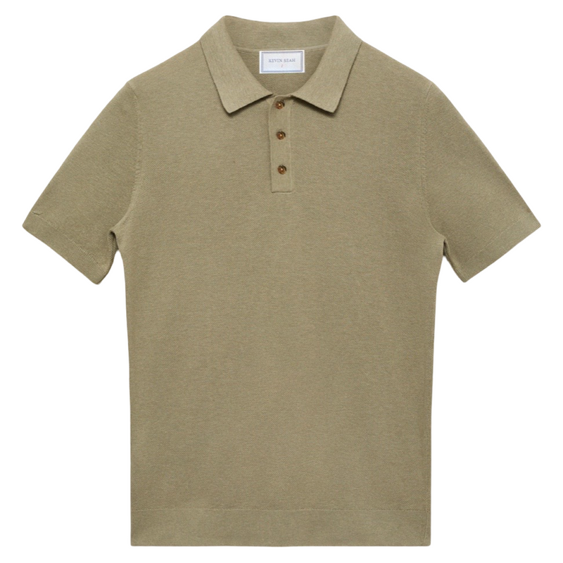 COTTON KNIT POLO SHIRT